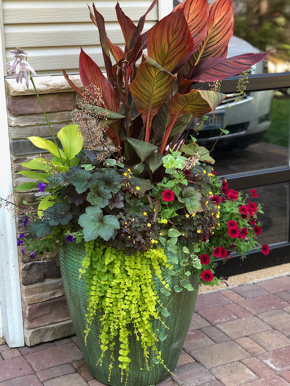 Plant Perfect Container Garden Design Services Green-Planter-Flowers