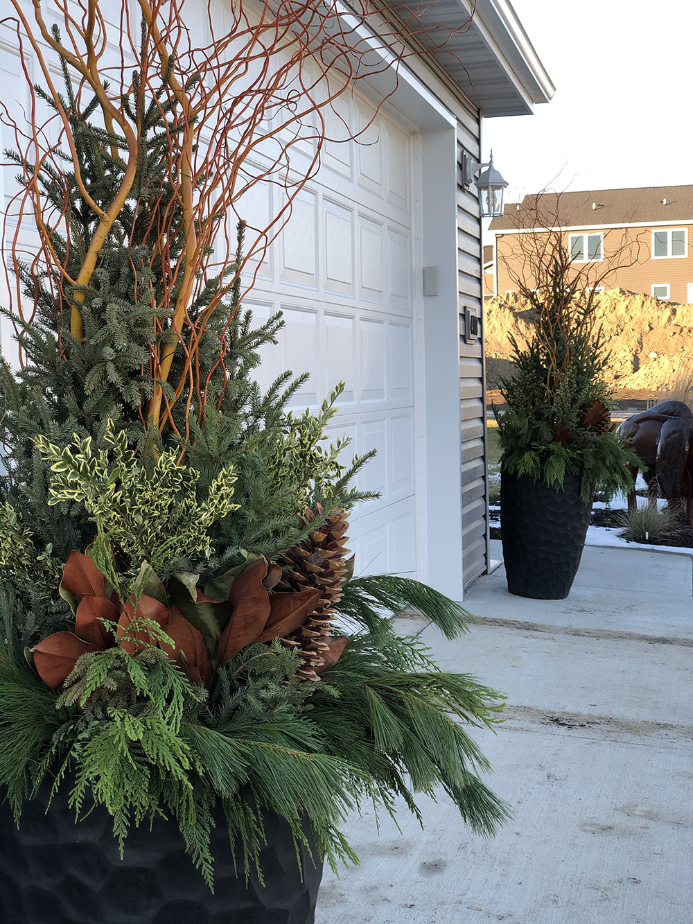 Plant Perfect Winter Large Scale Container Garden Design Services