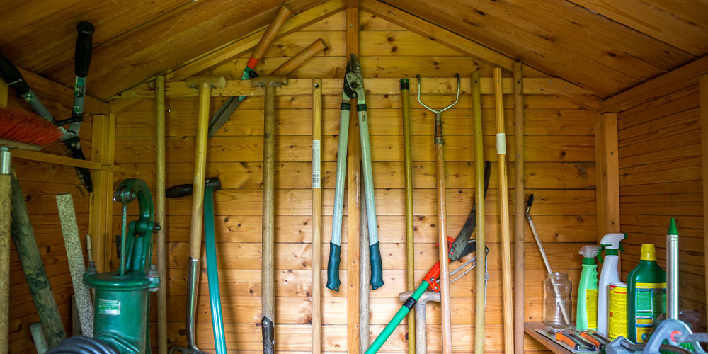 tools in garden shed Plant Perfect Garden Center