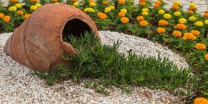 Plant Perfect Decorating with Pottery -spilled flower pot