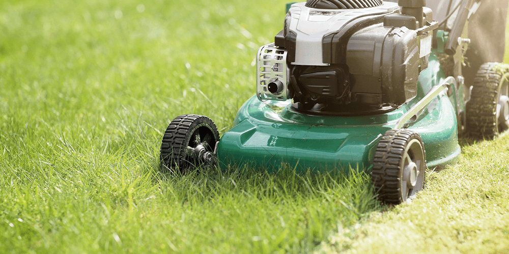 Plant Perfect Garden Center-mowing the lawn