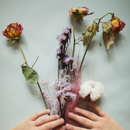 Plant Perfect-Bismarck-North Dakota-Kid-friendly Holiday Crafts-dried flowers